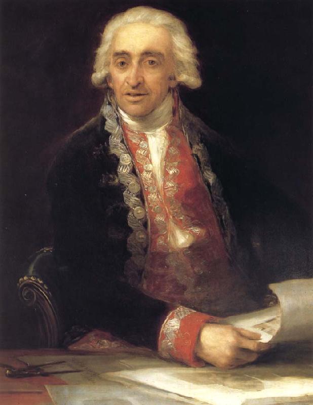 Francisco Goya Juan de Villanueva oil painting image